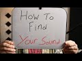 How to find your sound as an artist