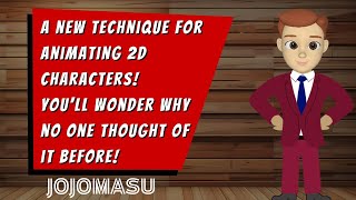 A quick way to create animated 2D characters called 2.5D Animation