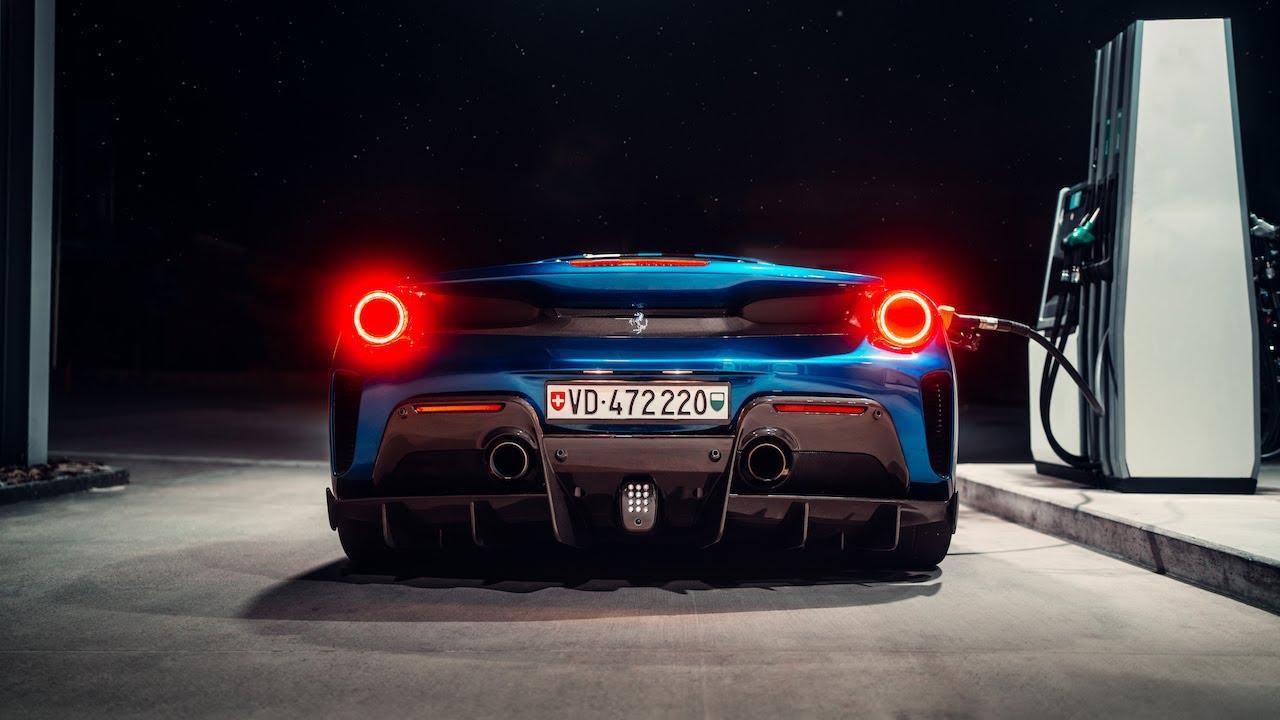 ⁣Ferrari 488 Pista | Night Vibes 4k