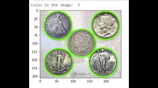 coin counter using Open-cv in python programming language