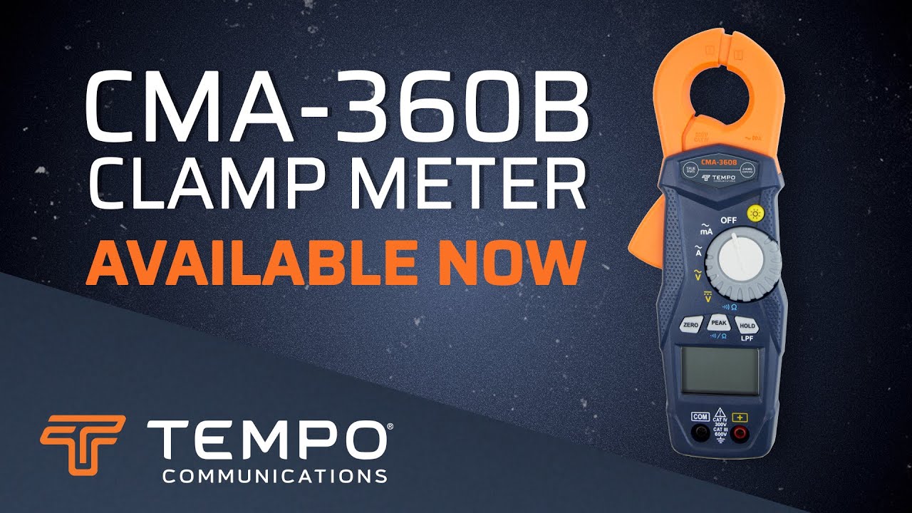 Tempo s CMA 360B True RMS Pro Milliamp Clamp Meter Is Available Now tempo-s-cma-360b-true-rms-pro-milliamp-clamp-meter-is-available-now