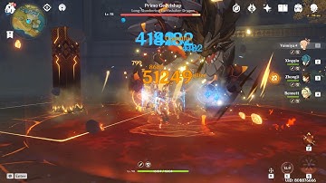 Yoimiya C0 with Vaporize Team VS Primo Geovishap (test)