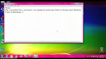 How to change the Windows 7 window color[Tutorial]