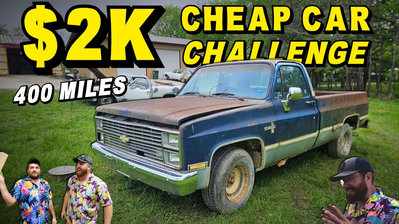 Will a $1000 Chevy SURVIVE a 400 Mile CHEAP CAR CHALLENGE!?