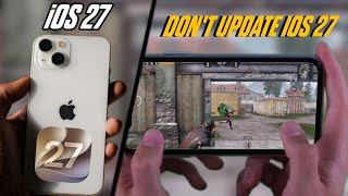 Details Iphone 13 experience after update iOS 27 😭 | PUBG test |iOS 27 review  Update