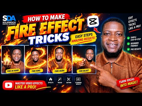 How to Make FIRE EFFECT Tricks in CapCut 🔥 | Amazing Fire Effects for Beginners