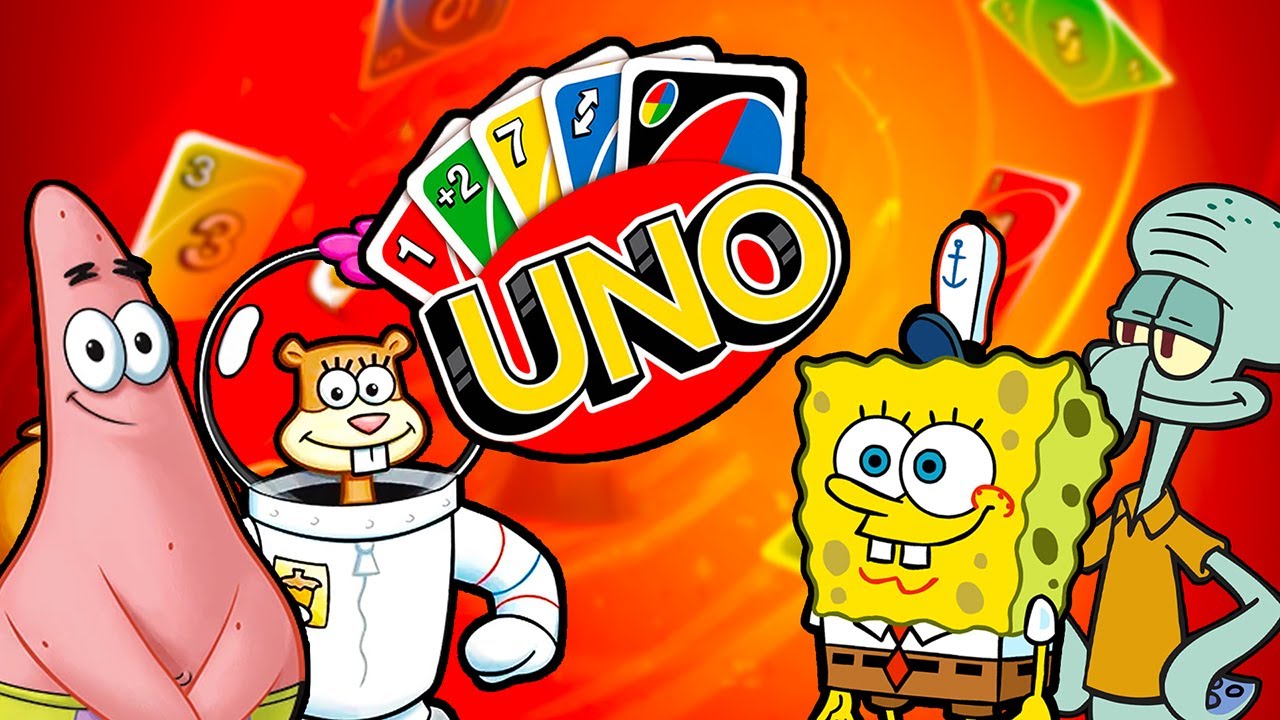 The SpongeBob Gang Plays UNO #3 (Ft. Sandy Cheeks)