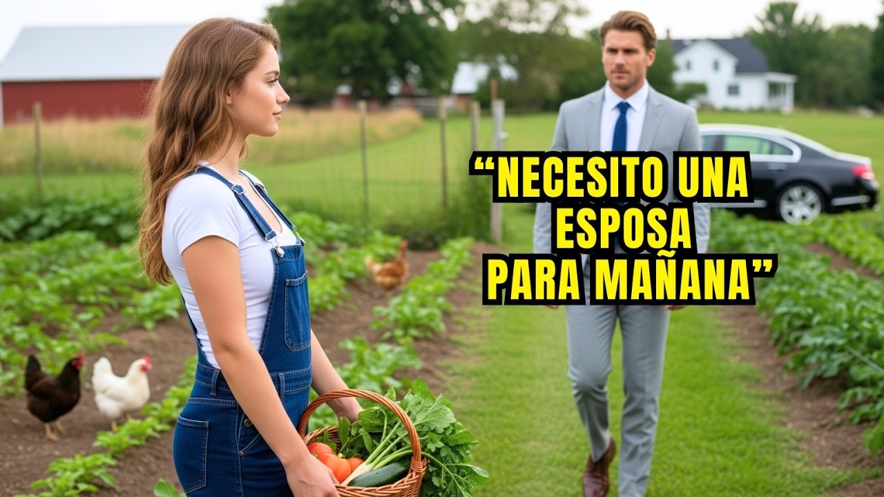 “Necesito una esposa para mañana” dijo el Millonario — Ella respondió: “Entonces vivirás en mi casa