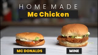 Making McDonalds McChicken Sandwich at Home