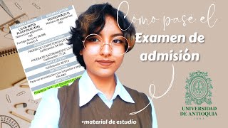 Cómo pasé el examen de admisión a la universidad de Antioquia + material de estudio screenshot 5