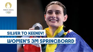 Keeney Gets Silver Womens Diving 3M Springboard Highlights
