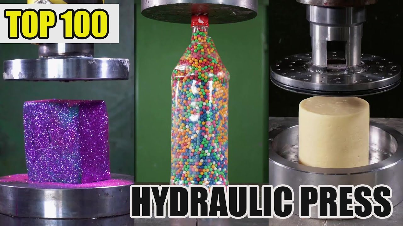 Top 100 Most Satisfying Hydraulic Press Crushes | Ultimate Crushing Moments Compilation 