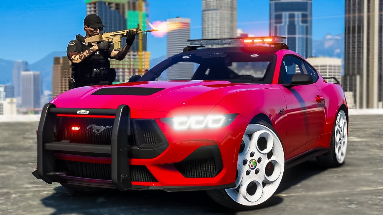 Becoming The Super Cop In GTA 5 Roleplay - YouTube