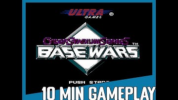 10 Minute Gameplay: Cyber Stadium Series: Base Wars (1991) NES