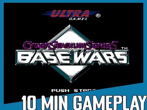 10 Minute Gameplay: Cyber Stadium Series: Base Wars (1991) NES