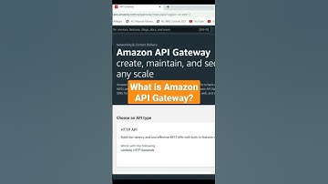 What is Amazon API Gateway?