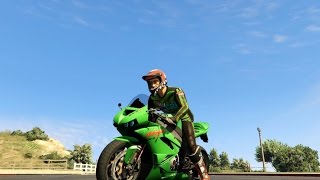 5 Gta5 実車mod編 バイクってめっちゃかっこいいですね カワサキ ニンジャzx 6r Youtube