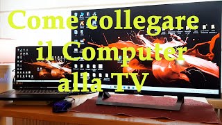 Come collegare il PC alla Televisione - YouTube