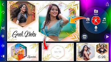 🔥beautiful 3D animated love lyrical WhatsApp status video editing with kinemaster Telugu