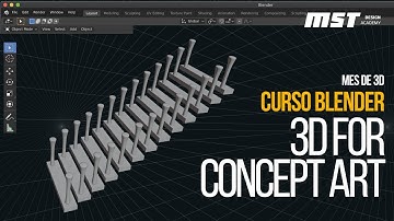 03/11 Modificadores | CURSO BLENDER CONCEPT ART -  (Español) | Desde cero | 2025