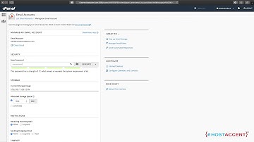 How to change cPanel webmail email password