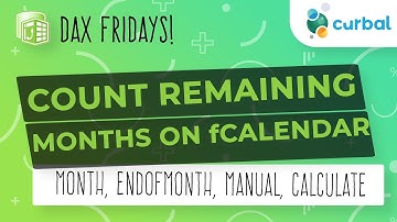 DAX Fridays! #110: Count remaining months on a fiscal calendar