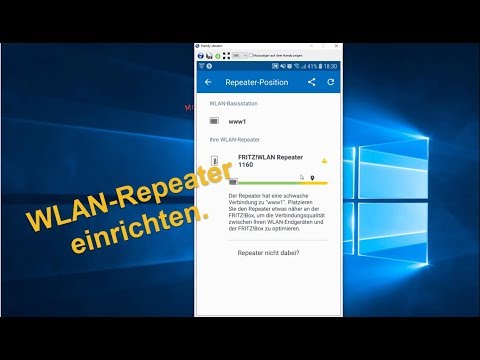 Fritz WLAN-Repeater einrichten. WLAN verstärken. 1160