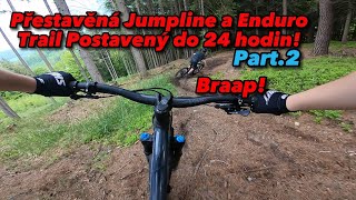 Další ježdění na trailu,postaveném do 24 hodin+jumpline  #2