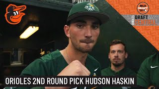 Hudson Haskin: Baltimore Orioles Second Round Pick | 2020 MLB Draft