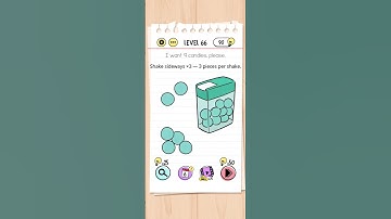 Brain Test Level 66 Solution & Walkthrough | Tricky Puzzles (Android & iOS Shorts)