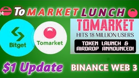 To Market Airdrop Claim And Listing Update Bitget On Binance Exchanges free Telegram bot Earn4 pk