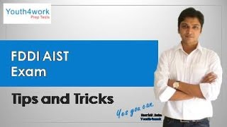 FDDI AIST Exam Preparations | How to crack FDDI AIST FDDI All India Selection Test |