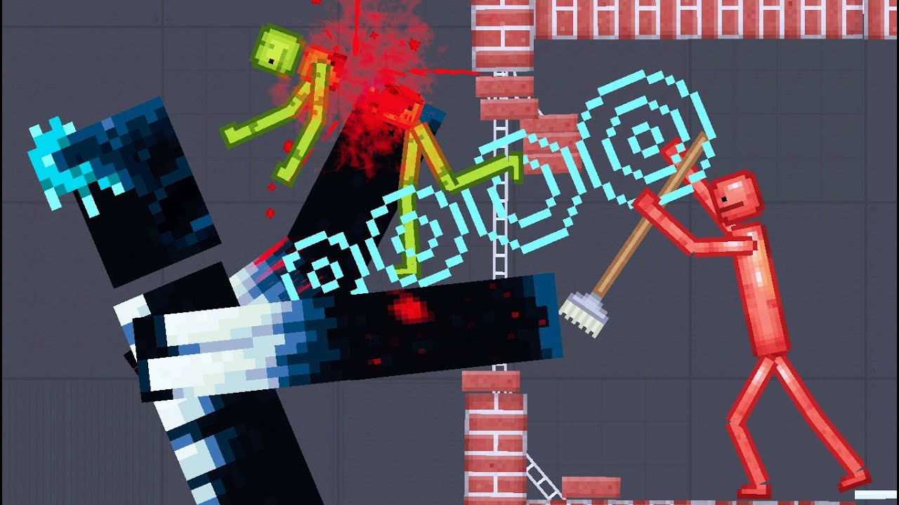 The Warden VS Melon Humans in People Playground YouTube