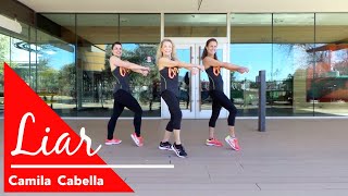 Liar by Camila Cabello .  Dance Fitness or Zumba choreography.  Fired Up Dance Fitness