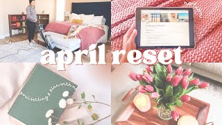 8 steps for the *ULTIMATE* reset routine | productive April reset & plan with me using notion✨