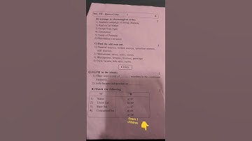 Standard 7th #exam  First Semester History Civics 30 Marks 2025