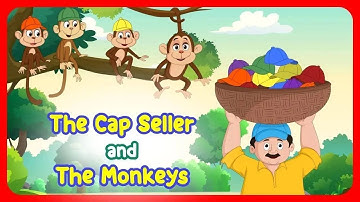 The Cap Seller and the Monkeys | English Stories For Kids | Moral Stories | Panchatantra Stories
