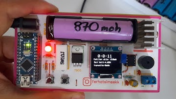 Arduino Battery Capacity Tester (kör yük)