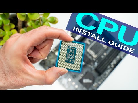 How to Install a CPU - Intel Core i5, i7, i9