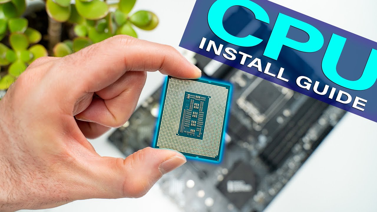 How to Install a CPU - Intel Core i5, i7, i9 