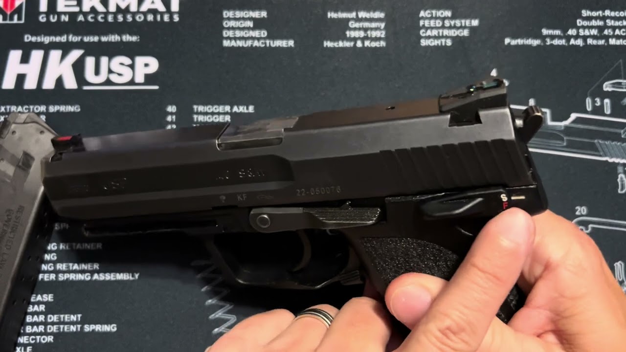 HK USP .40S&W Full Size - YouTube