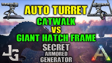 Optimal Turret Placement -  Catwalk or Hatch Frame? + Secret Armored generator trick