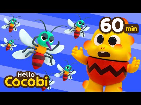 Mosquito, Go Away! Safety Tips Song for Kids | Nursery Rhymes | Compilation | Hello Cocobi