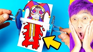 CRAZIEST AMAZING DIGITAL CIRCUS ART VIDEOS EVER!? (LANKYBOX REACTION!)