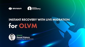 Instant Recovery with live migration for Oracle Linux Virtualization Manager OLVM | Storware Academy