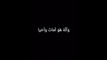 سورة النجم 39 - 47 ، الشيخ محمود الحصري