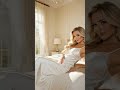 Shirley of Hollywood White Long Gown 20300 | Elegant Lace Nightwear #lingerie