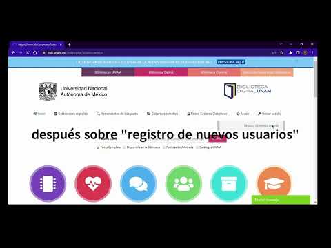 Crear cuenta en bidi UNAM