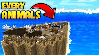 I Built NOAH'S ARK To Survive THE GREAT FLOOD In Minecraft 100 DAYS