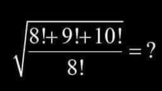 Evaluating an expression with factorials